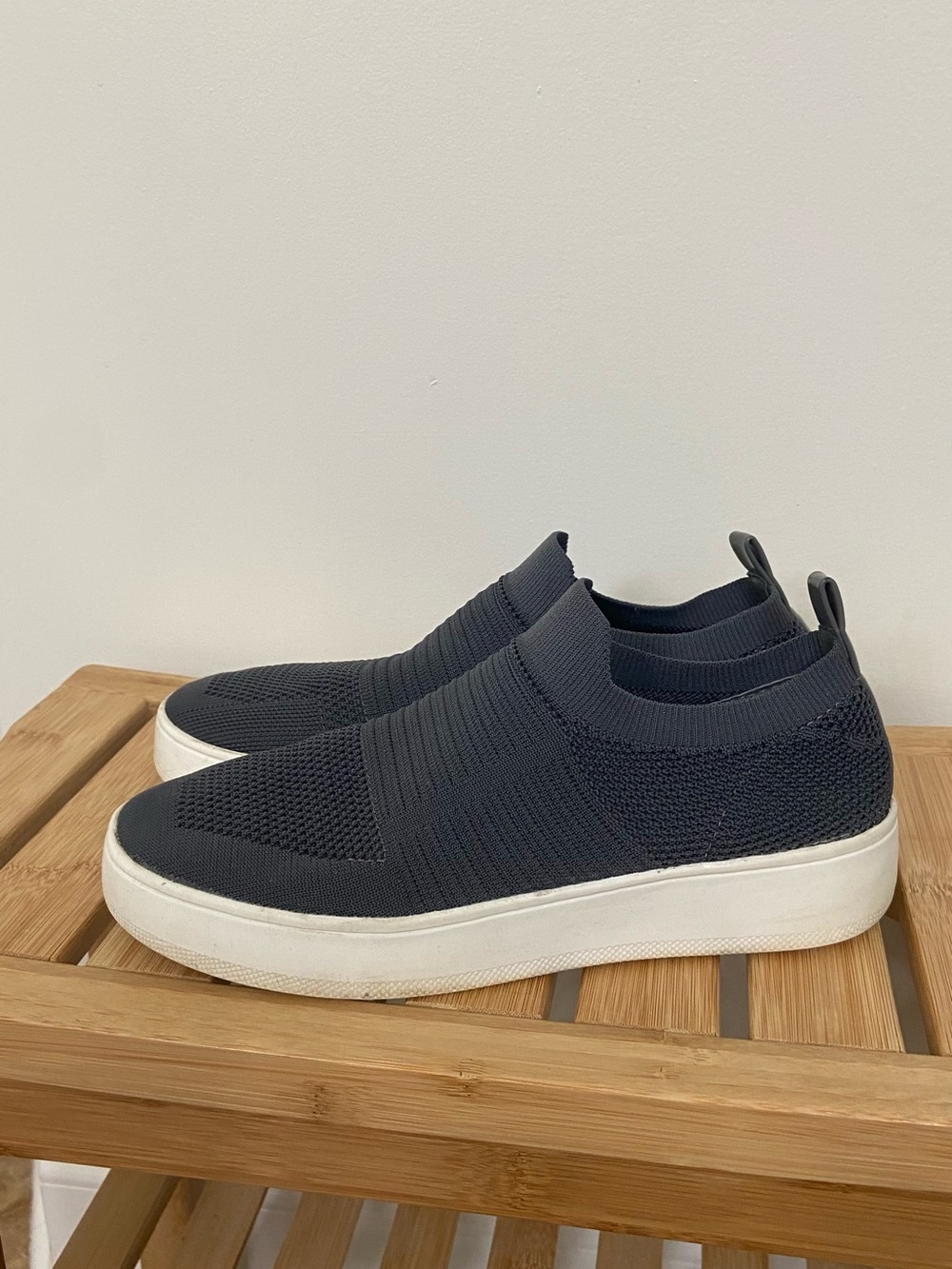 Steve Madden Women's Slip-On Knit Sneakers in Gray